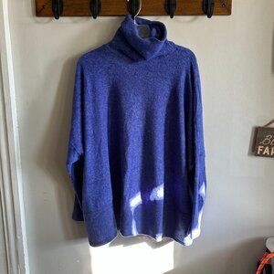 Heathered Knit Dolman Sleeve Turtleneck